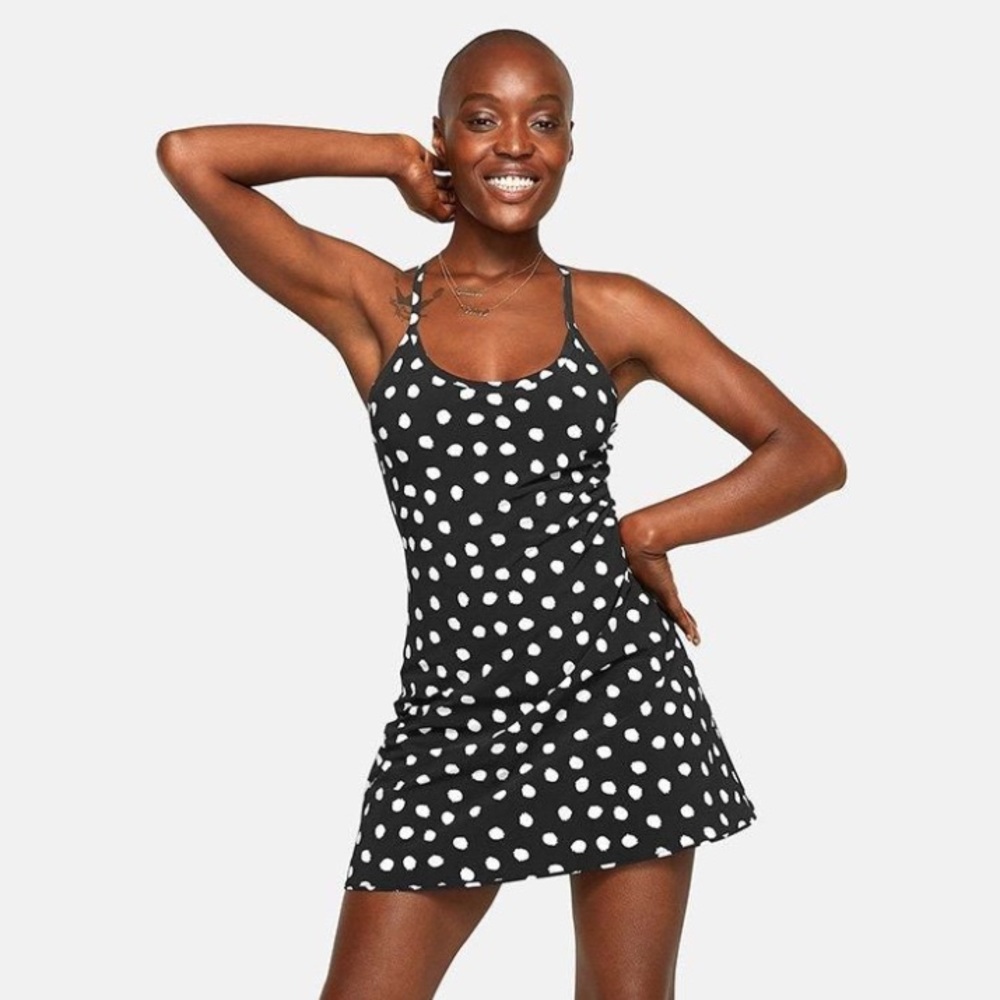 Outdoor Voices OV Polka Dot Exercise Dress Medium